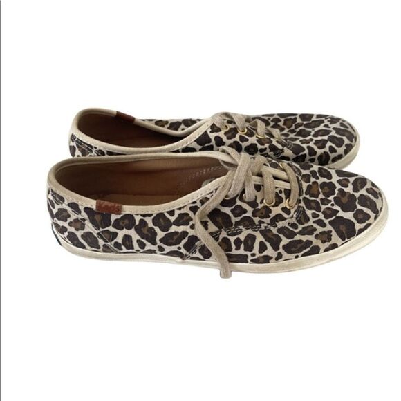 Keds Leopard Lace Up Sneakers Women 5.5 - Picture 7 of 7